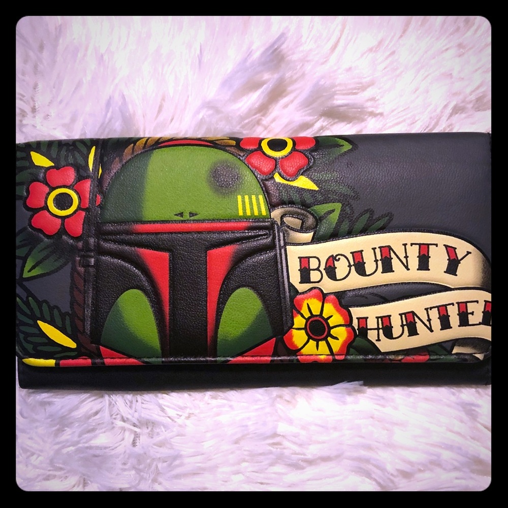 Star Wars Bounty Hunter Loungefly Trifold Wallet